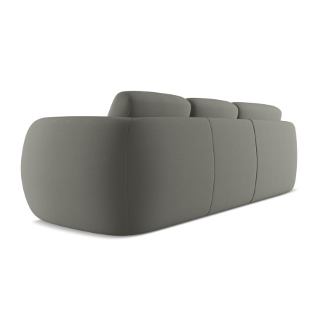 Sofa d'angle Kiana Boucle Gray beige