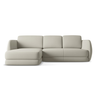 Sofa d'angle Kiana Boucle Light beige