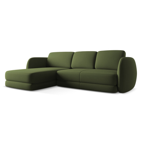 Sofa d'angle Kiana Boucle Olive