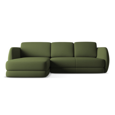 Sofa d'angle Kiana Boucle Olive