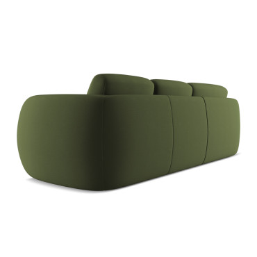 Sofa d'angle Kiana Boucle Olive