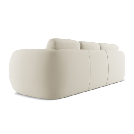 Sofa d'angle Kiana Boucle Pearl