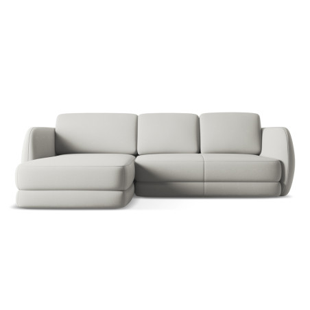 Sofa d'angle Kiana Boucle Silver