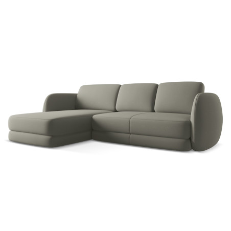 Sofa d'angle Kiana Boucle Taupe