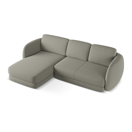 Sofa d'angle Kiana Boucle Taupe