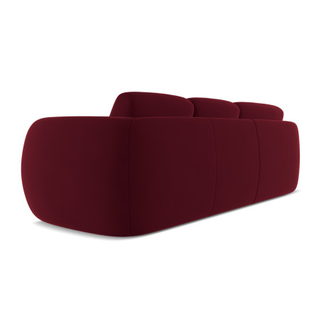 Sofa d'angle Kiana Velours Burgundy