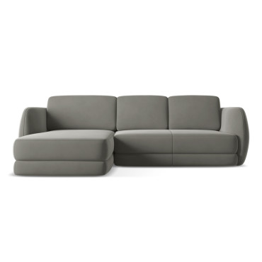 Sofa d'angle Kiana Velours Elephant