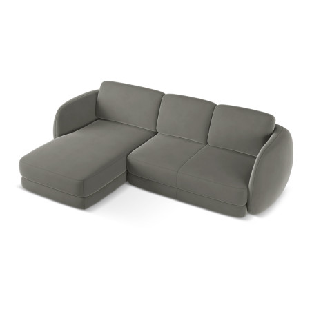 Sofa d'angle Kiana Velours Elephant