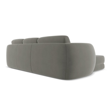 Sofa d'angle Kiana Velours Elephant