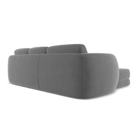 Sofa d'angle Kiana Velours Gray