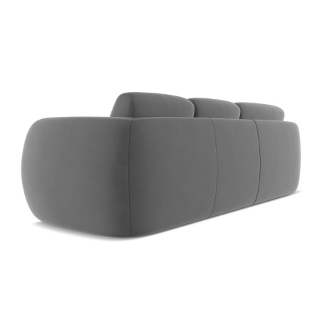 Sofa d'angle Kiana Velours Gray