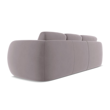 Sofa d'angle Kiana Velours Lavender