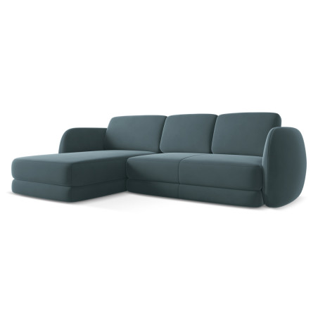 Sofa d'angle Kiana Velours Marine