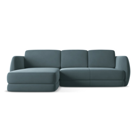 Sofa d'angle Kiana Velours Marine