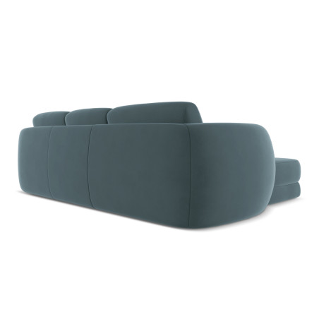 Sofa d'angle Kiana Velours Marine