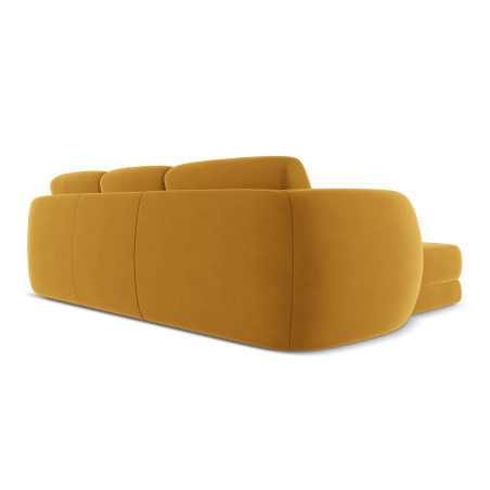 Sofa d'angle Kiana Velours Mustard