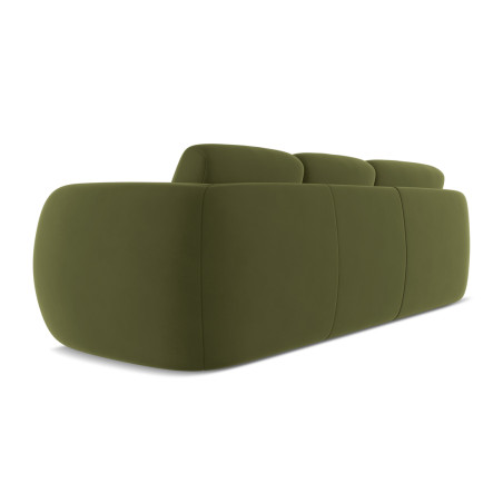 Sofa d'angle Kiana Velours Olive