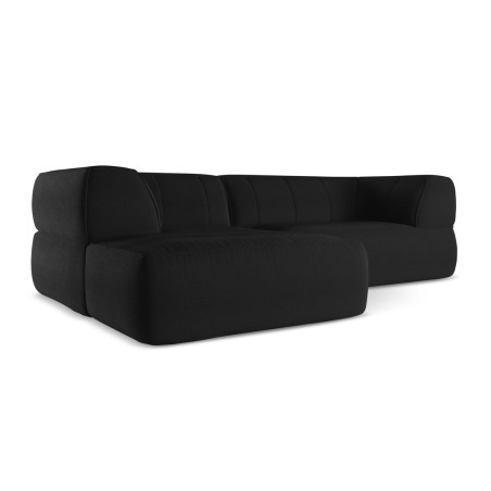 Sofa d'angle Liko Boucle Anthracite