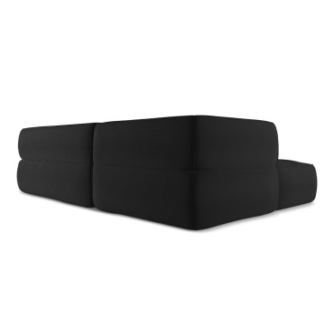 Sofa d'angle Liko Boucle Anthracite