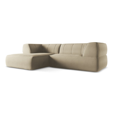 Sofa d'angle Liko Boucle Beige