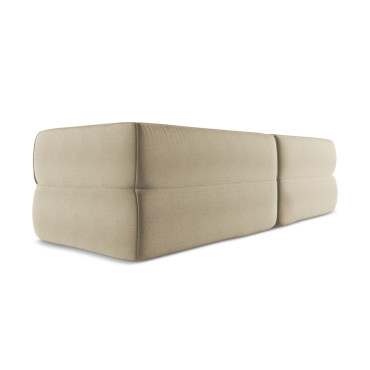 Sofa d'angle Liko Boucle Beige