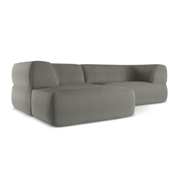 Sofa d'angle Liko Boucle Gray beige