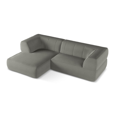 Sofa d'angle Liko Boucle Gray beige