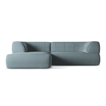 Sofa d'angle Liko Boucle Jeans