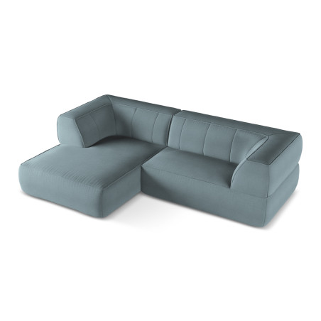 Sofa d'angle Liko Boucle Jeans