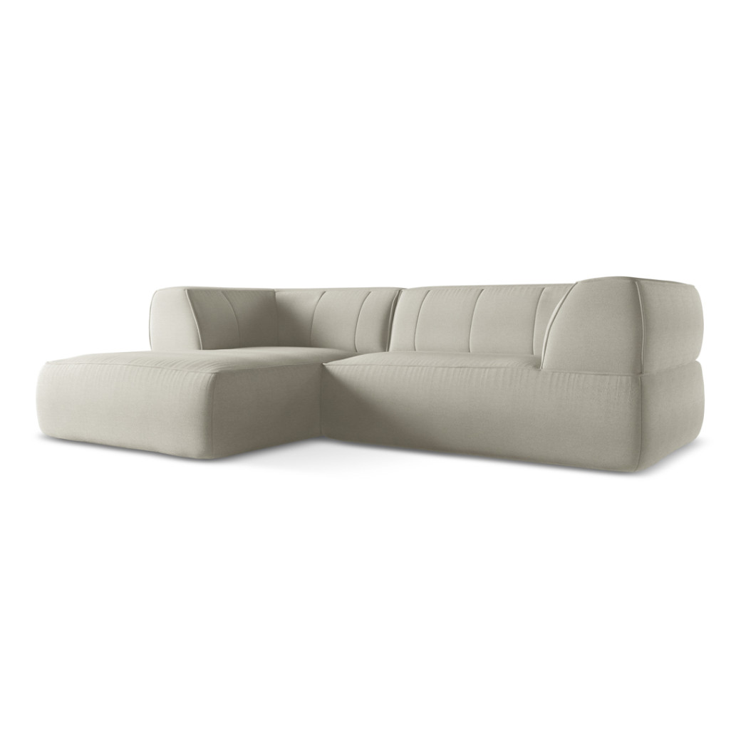 Sofa d'angle Liko Boucle Light beige