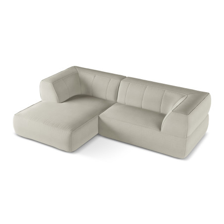 Sofa d'angle Liko Boucle Light beige