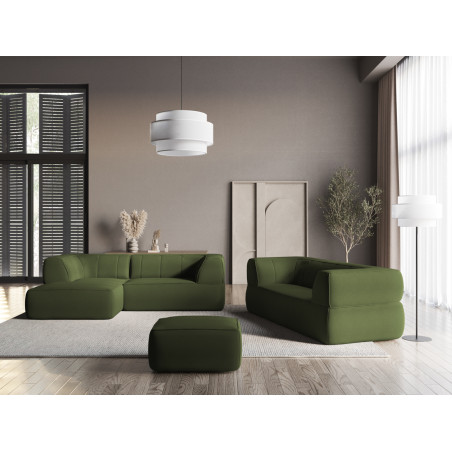 Sofa d'angle Liko Boucle Olive