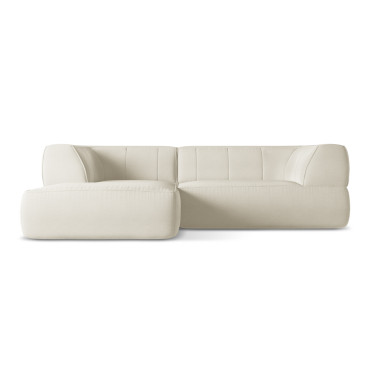 Sofa d'angle Liko Boucle Pearl