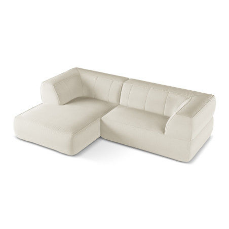 Sofa d'angle Liko Boucle Pearl