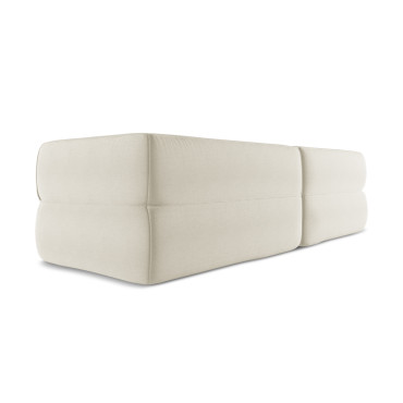 Sofa d'angle Liko Boucle Pearl