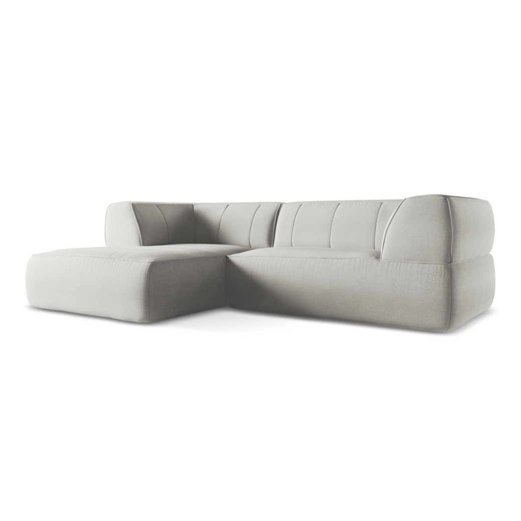 Sofa d'angle Liko Boucle Silver