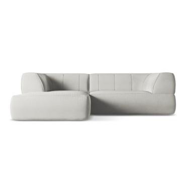 Sofa d'angle Liko Boucle Silver