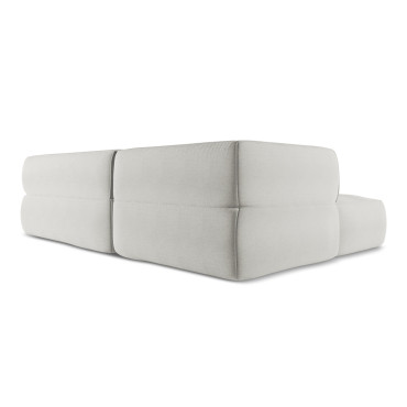 Sofa d'angle Liko Boucle Silver