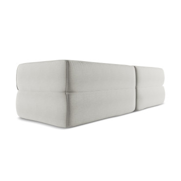 Sofa d'angle Liko Boucle Silver