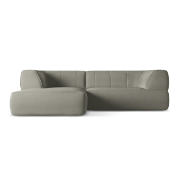 Sofa d'angle Liko Boucle Taupe