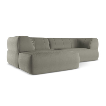 Sofa d'angle Liko Boucle Taupe