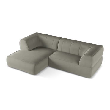 Sofa d'angle Liko Boucle Taupe