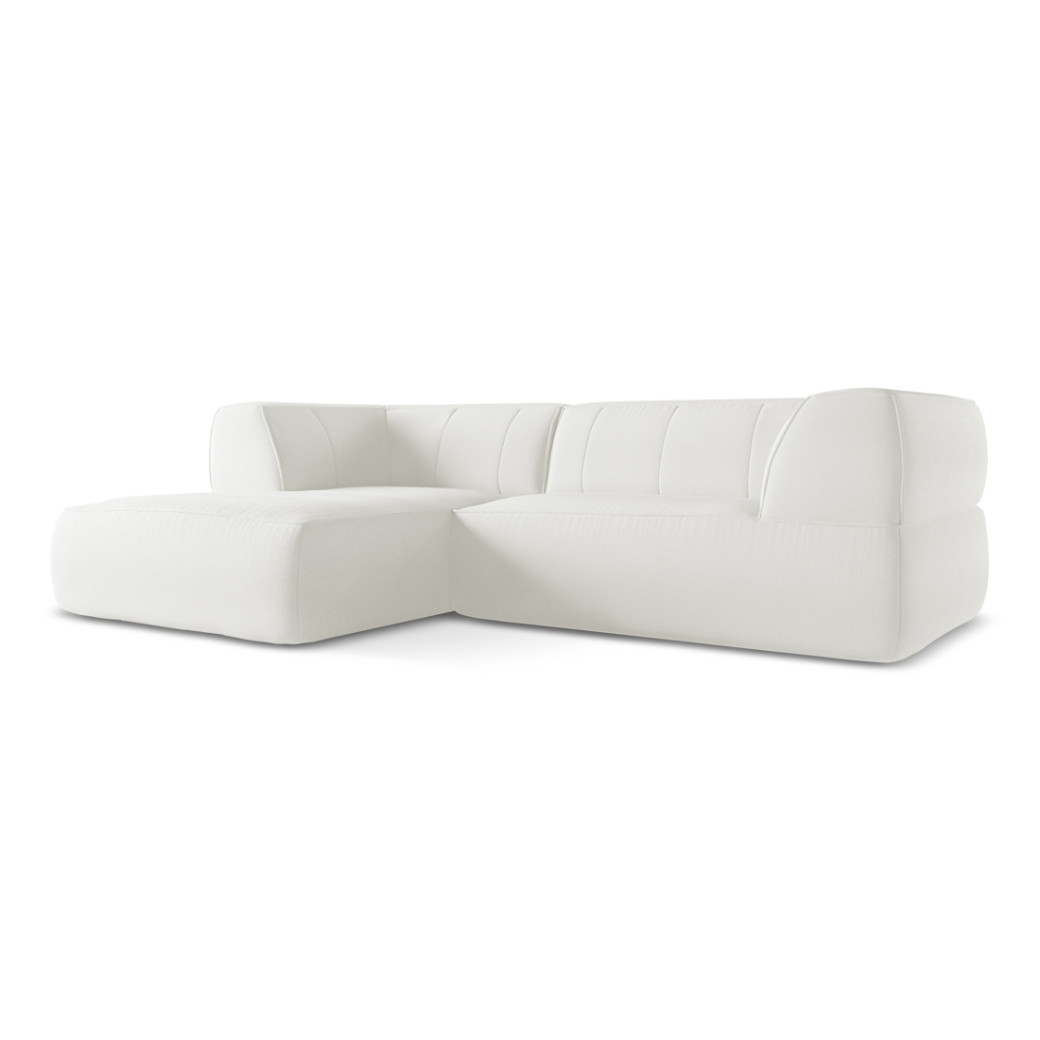 Sofa d'angle Liko Boucle White