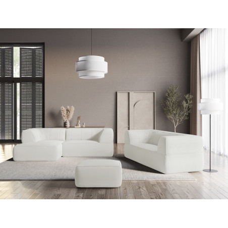 Sofa d'angle Liko Boucle White