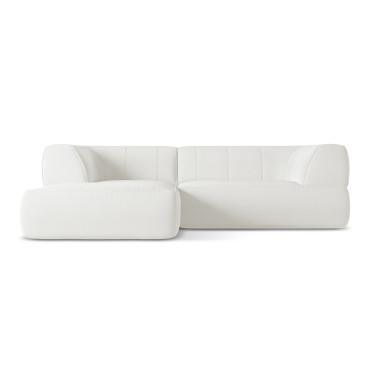 Sofa d'angle Liko Boucle White