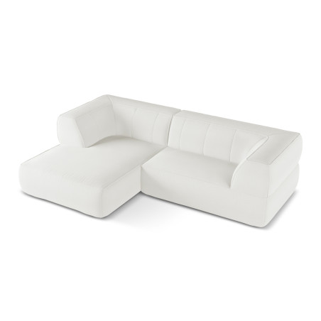 Sofa d'angle Liko Boucle White