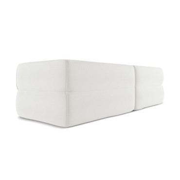 Sofa d'angle Liko Boucle White