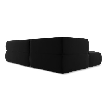 Sofa d'angle Liko Velours Black