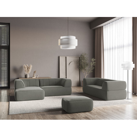 Sofa d'angle Liko Velours Elephant