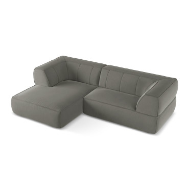 Sofa d'angle Liko Velours Elephant